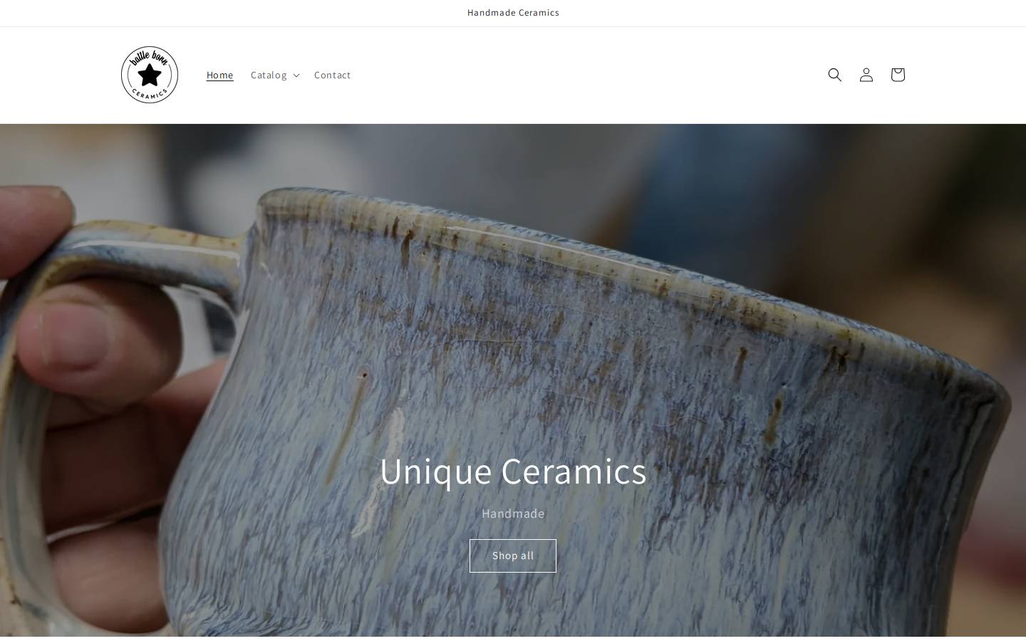 battlebornceramics.com homepage screenshot