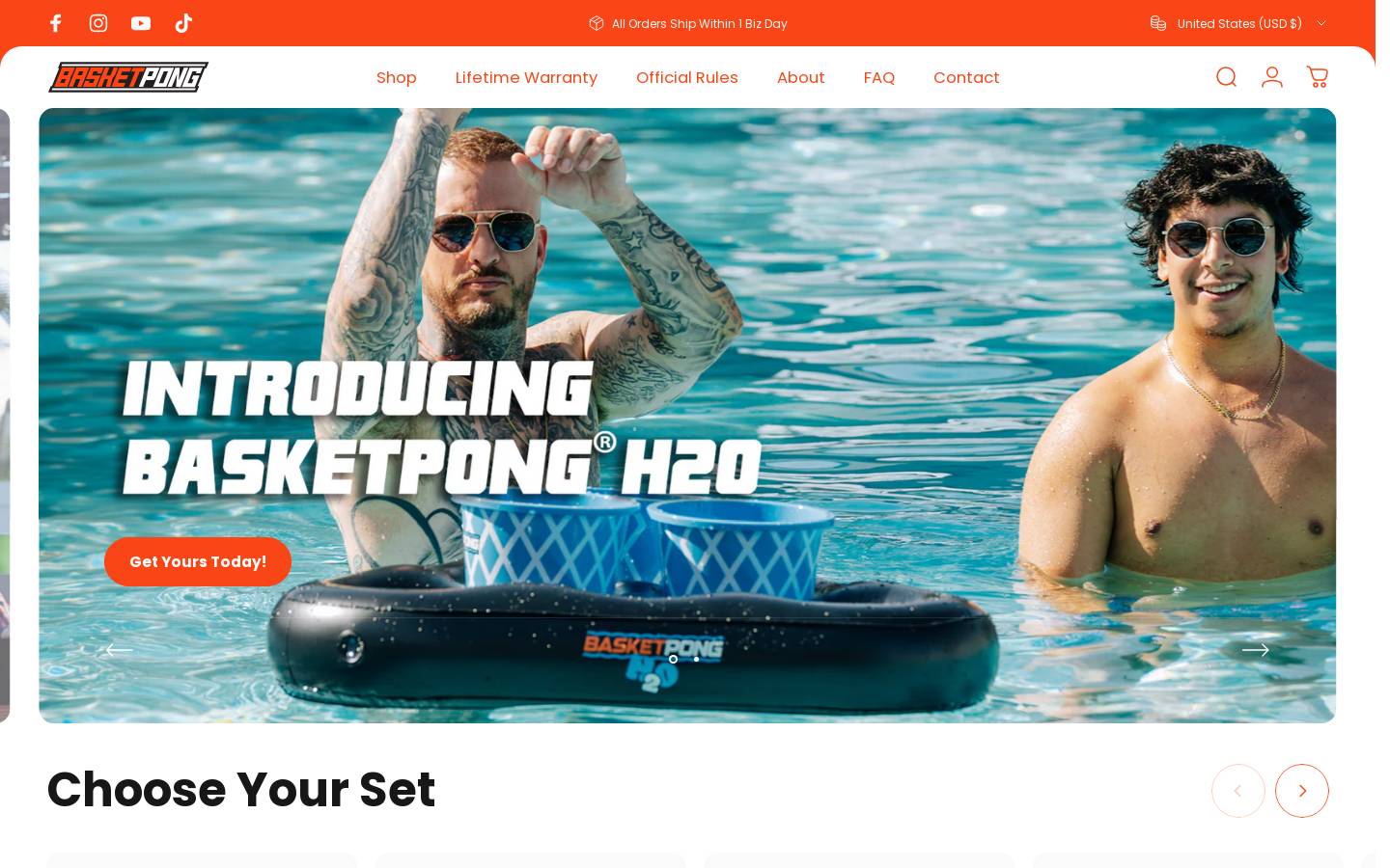 battlebuckets.com homepage screenshot