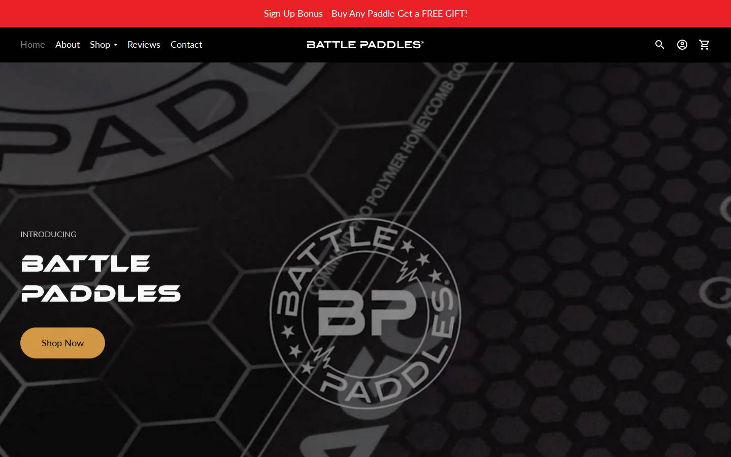 battlepaddlesusa.com homepage screenshot