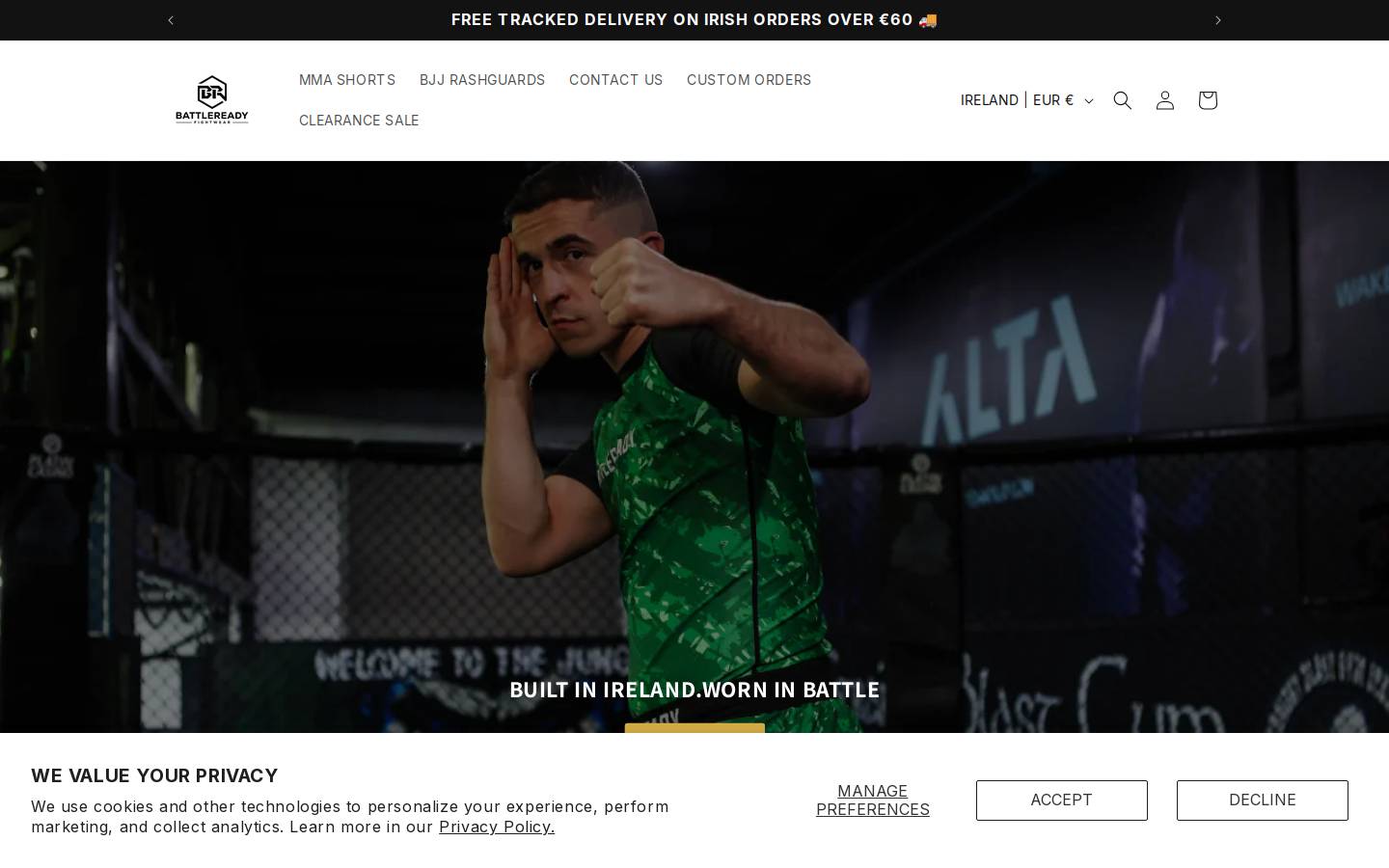 battlereadysport.com homepage screenshot