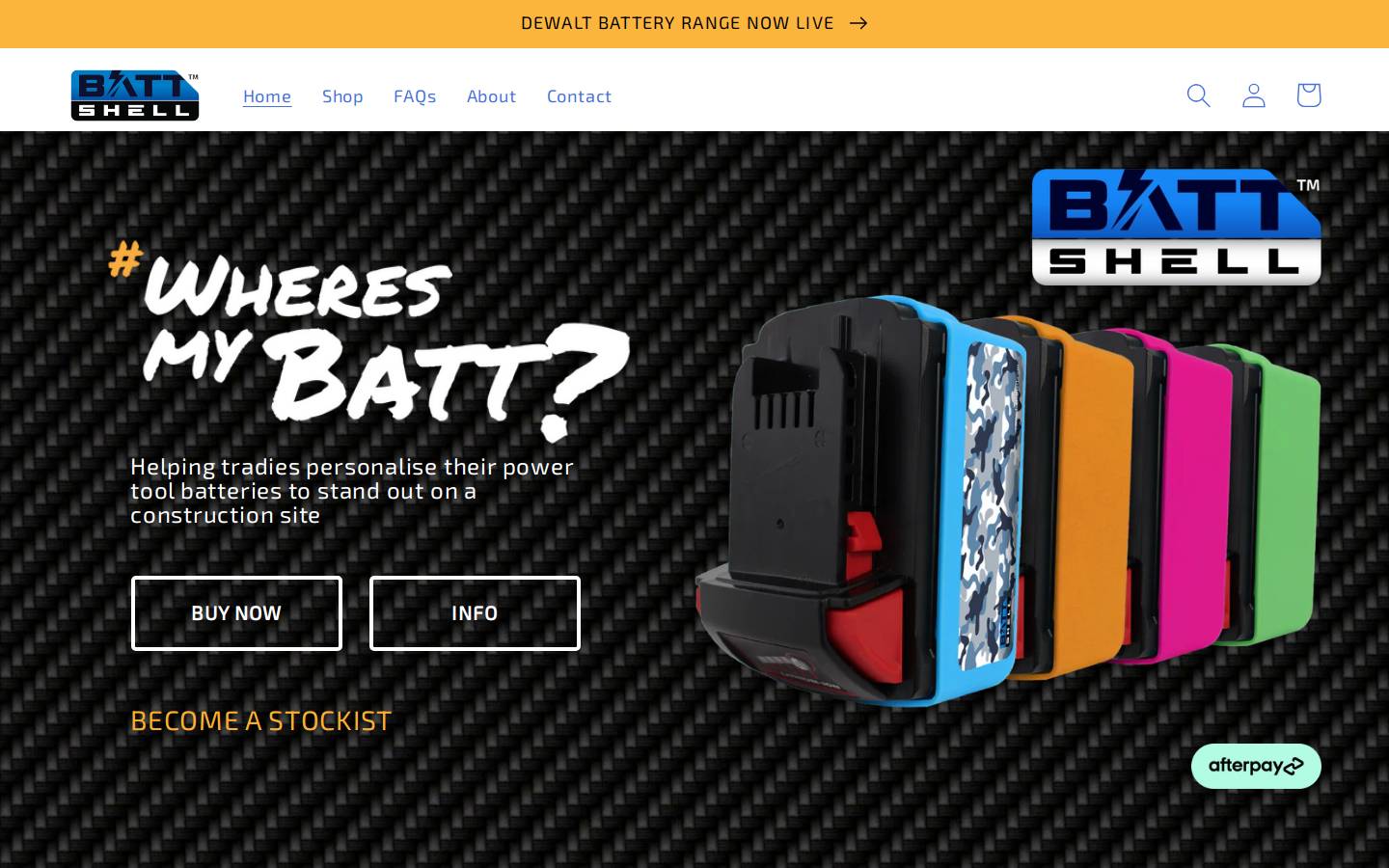 battshell.com homepage screenshot
