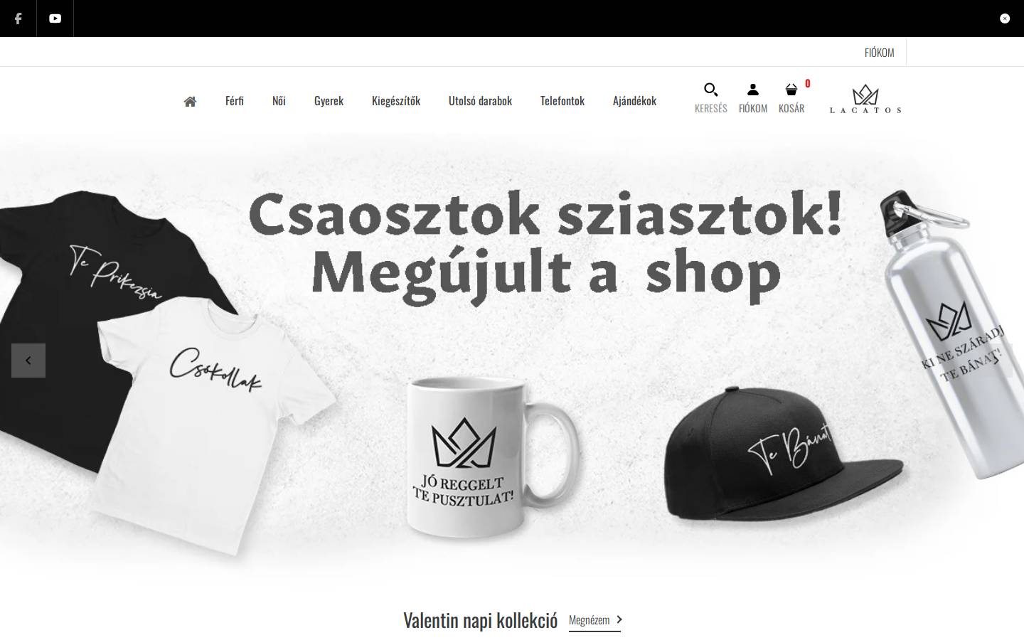 batyashop.hu homepage screenshot