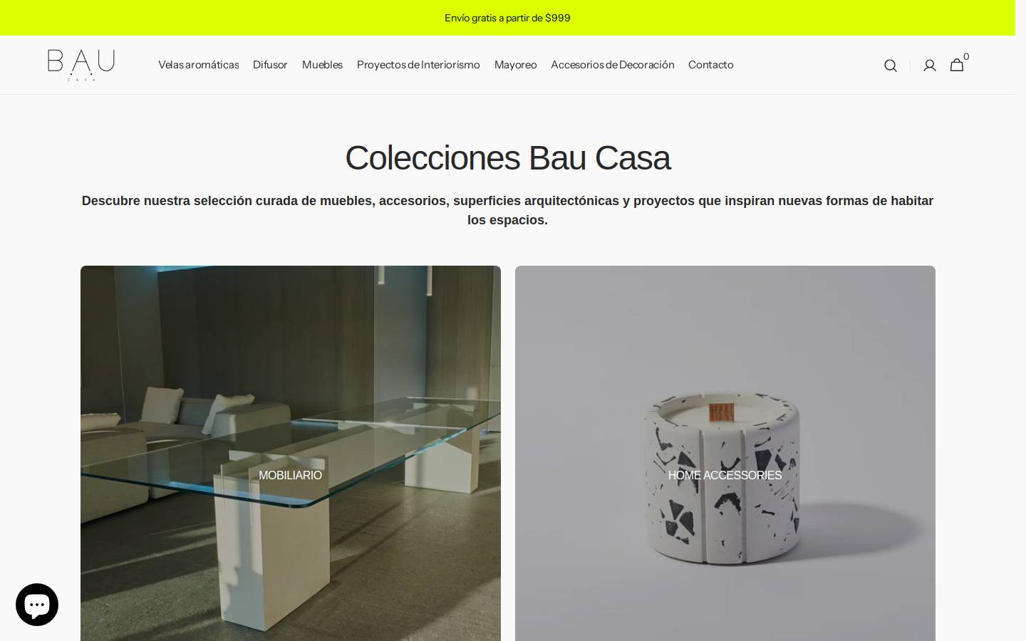 bau.mx homepage screenshot