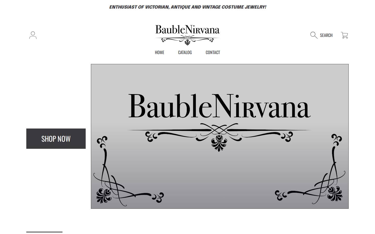 baublenirvana.com homepage screenshot