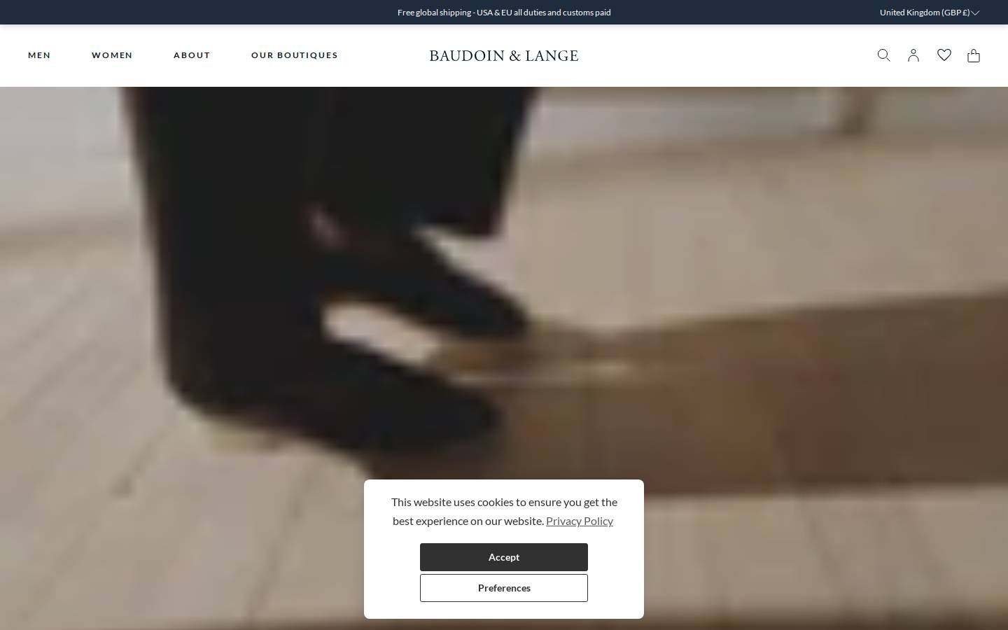 baudoinlange.com homepage screenshot