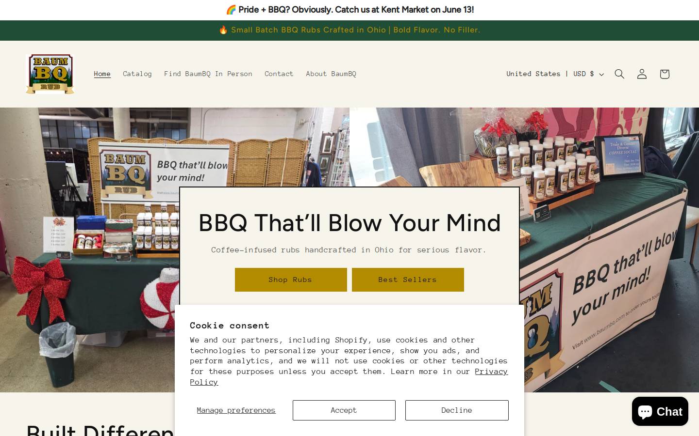 baumbq.com homepage screenshot