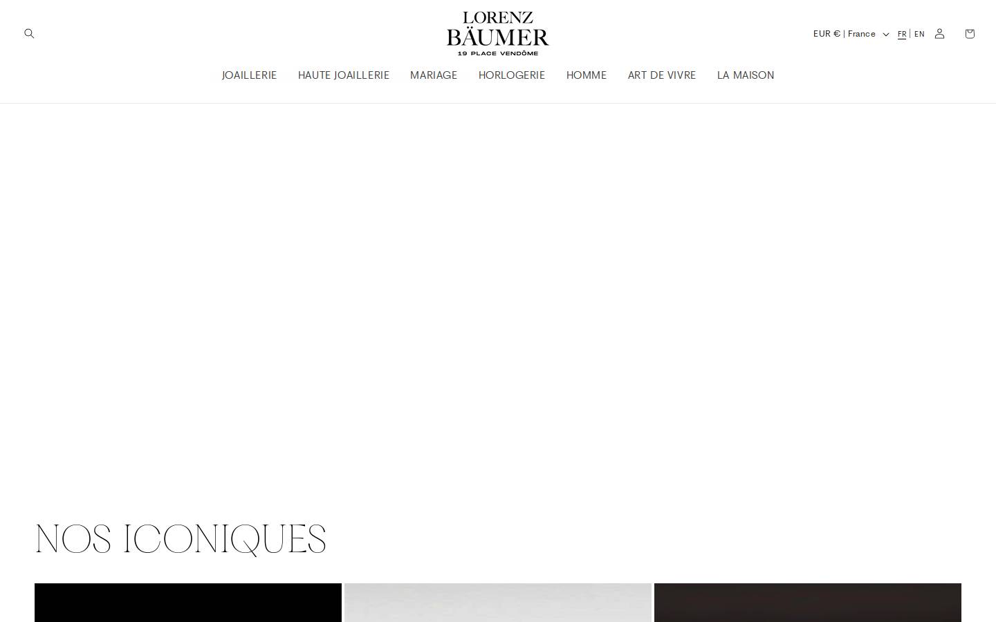 baumer-vendome.com homepage screenshot