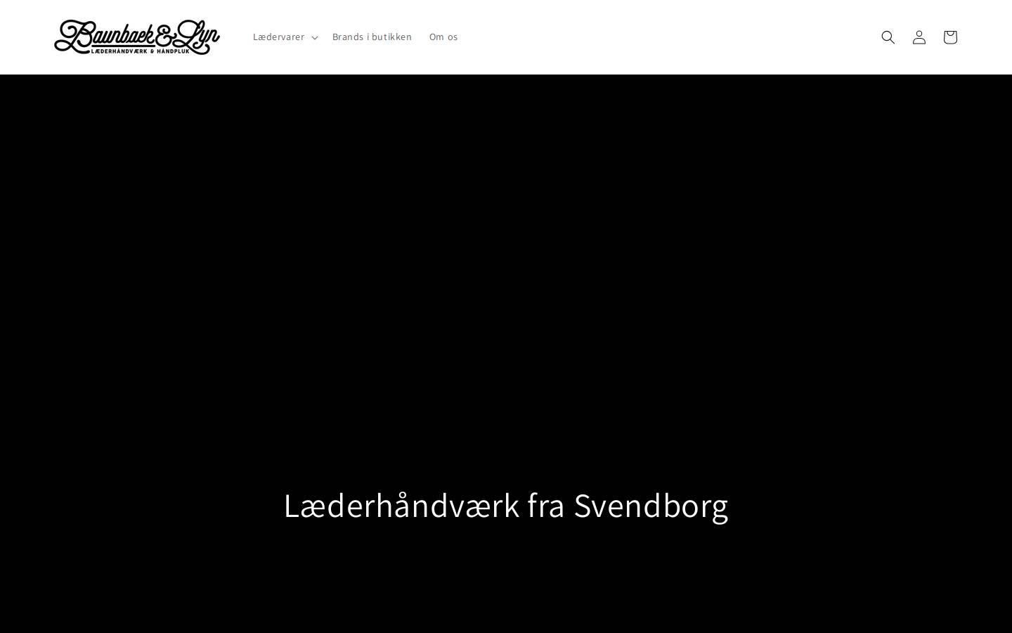 Baunbaekoglyn homepage screenshot