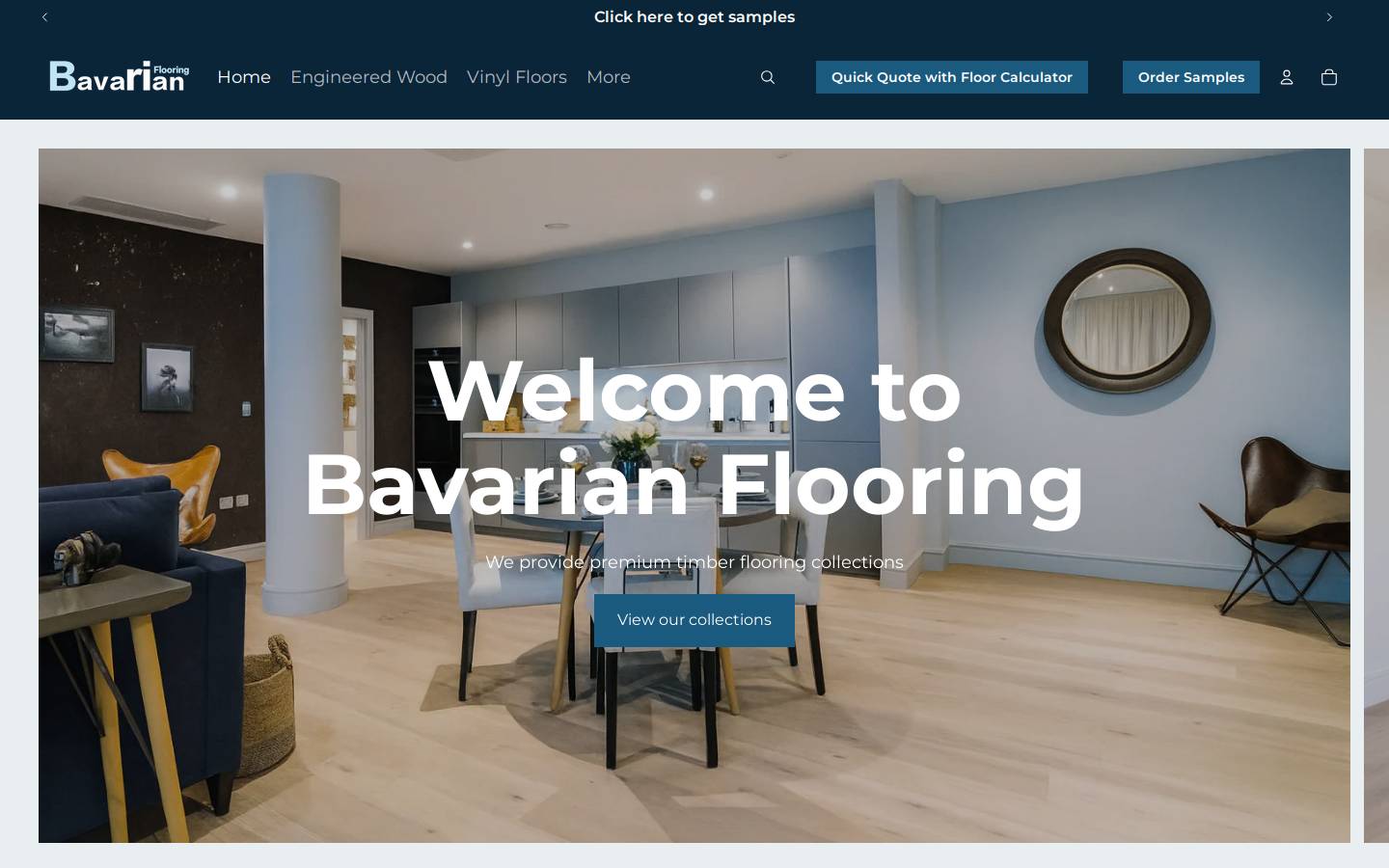 bavarianflooring.com homepage screenshot