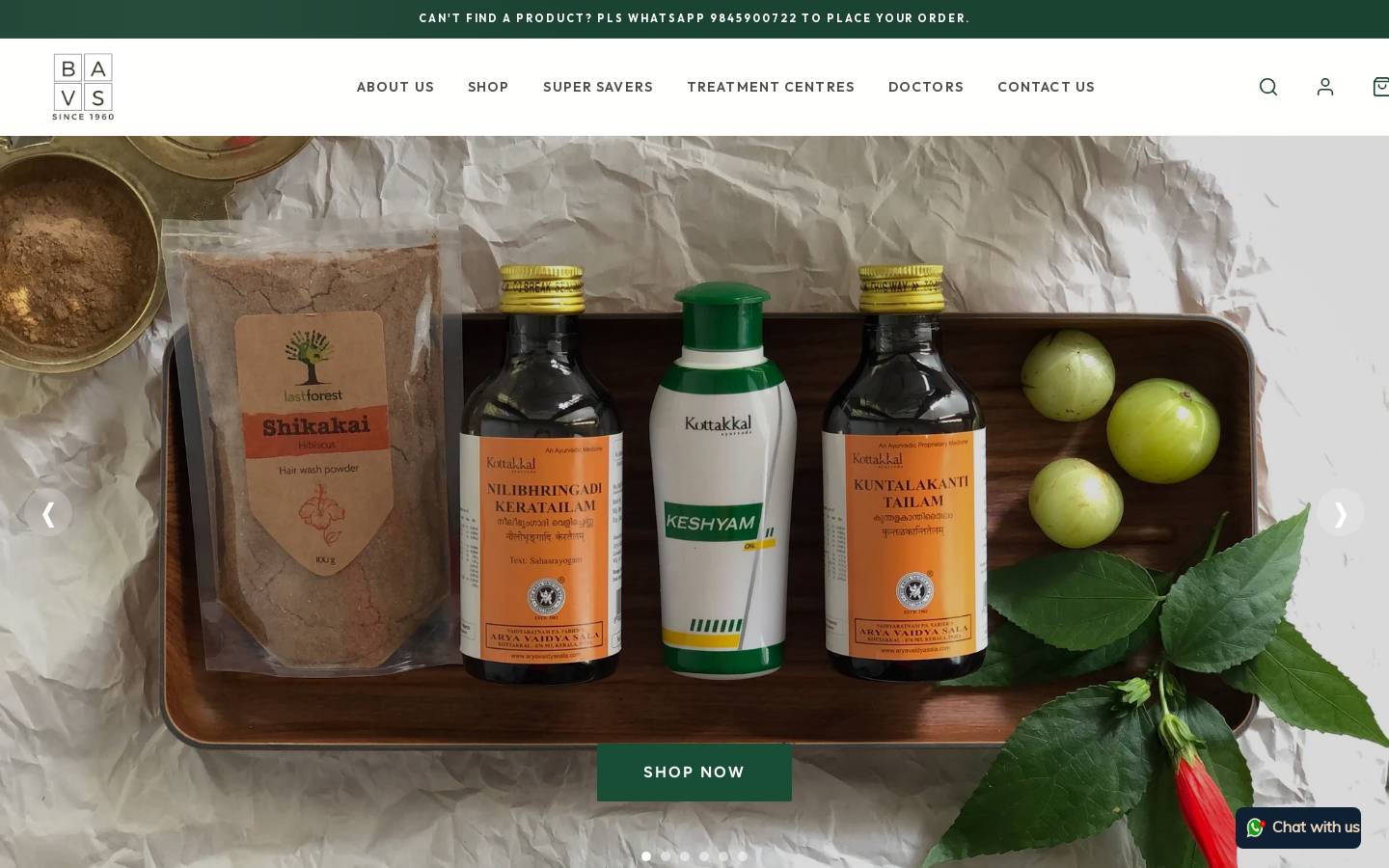 bavswellness.com homepage screenshot