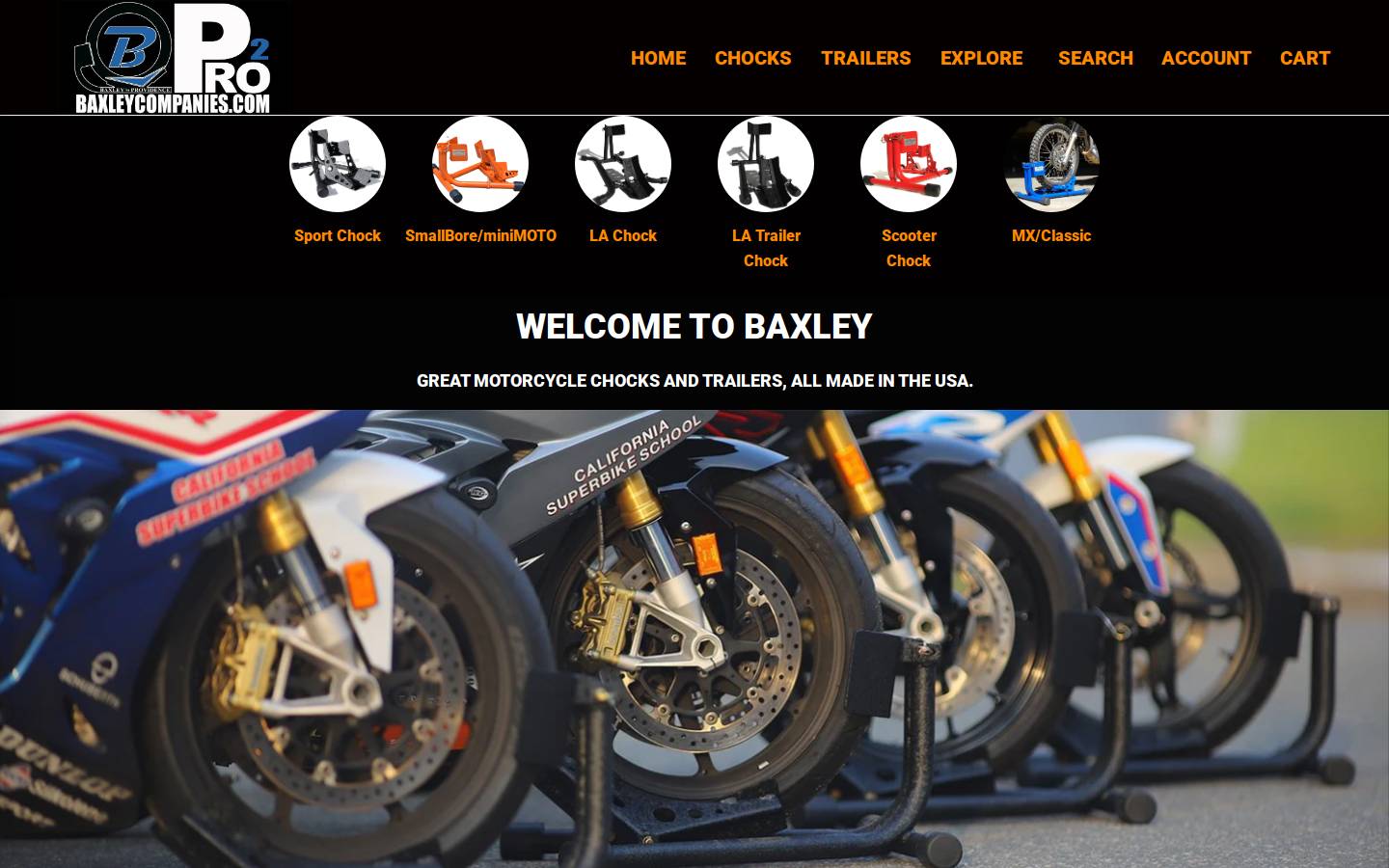 baxleybyprovidence.com homepage screenshot