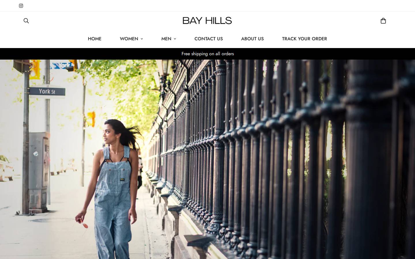 Bay Hills homepage screenshot