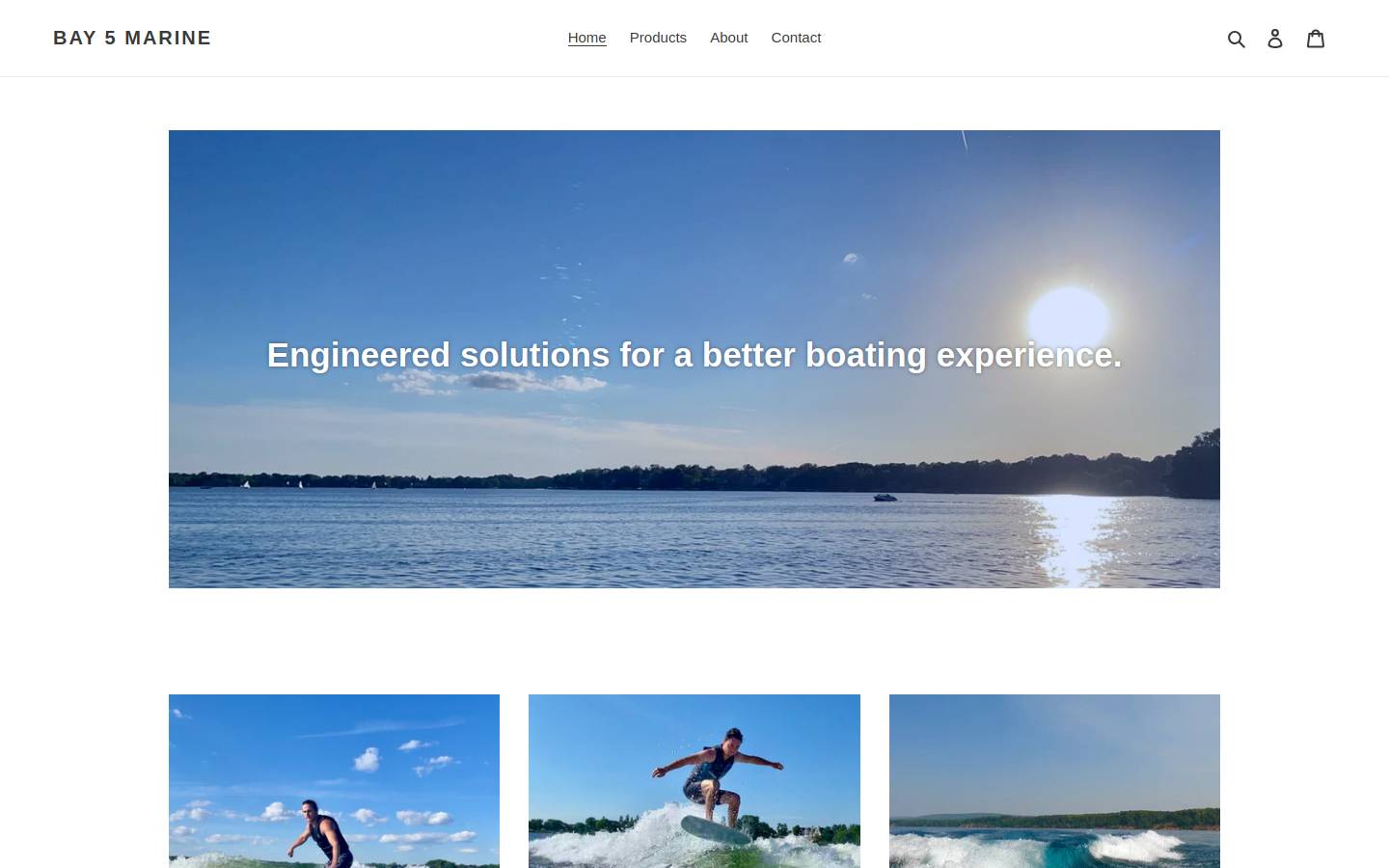 bay5marine.com homepage screenshot