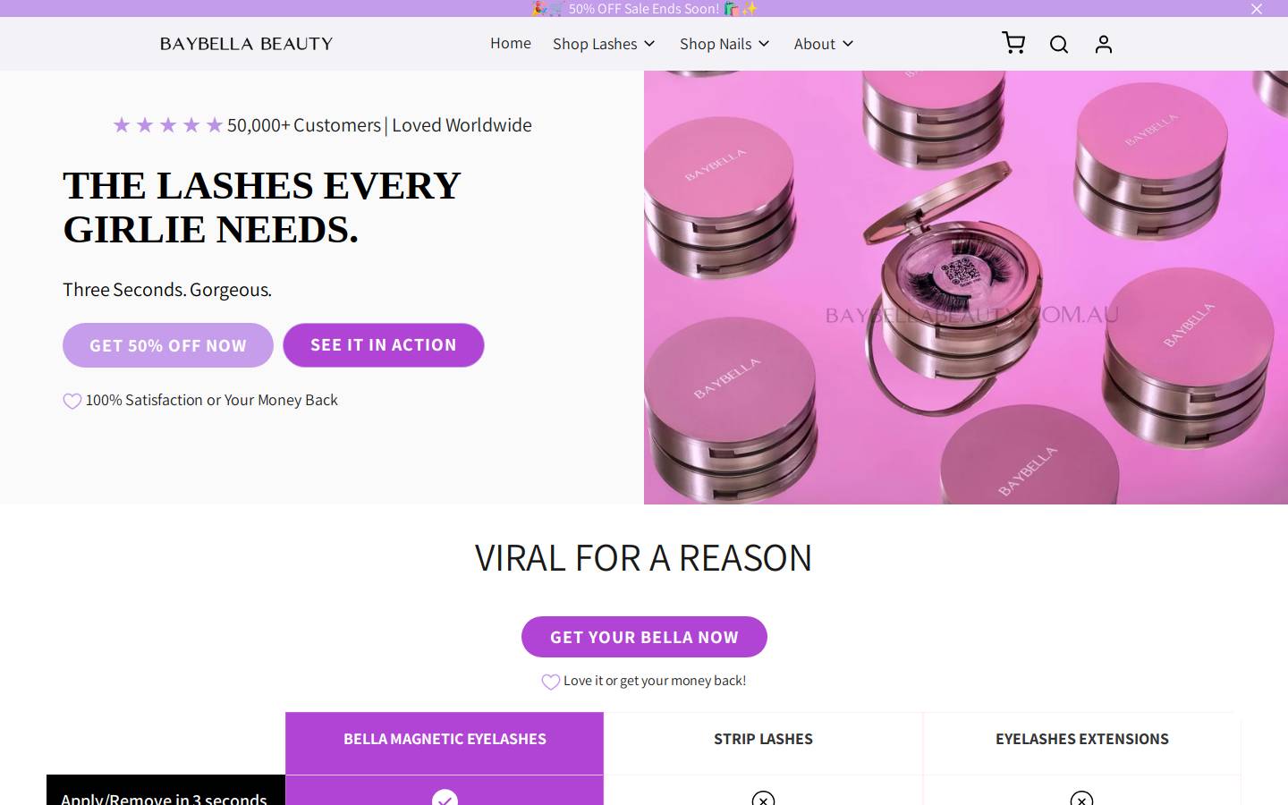 baybella.shop homepage screenshot
