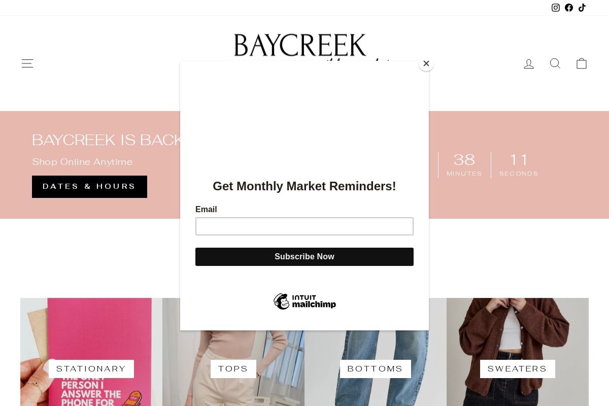baycreekandco.com homepage screenshot