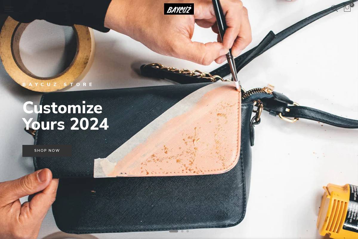 baycuz.com homepage screenshot