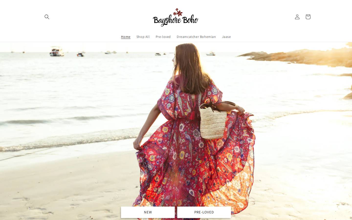 bayshoreboho.com.au homepage screenshot