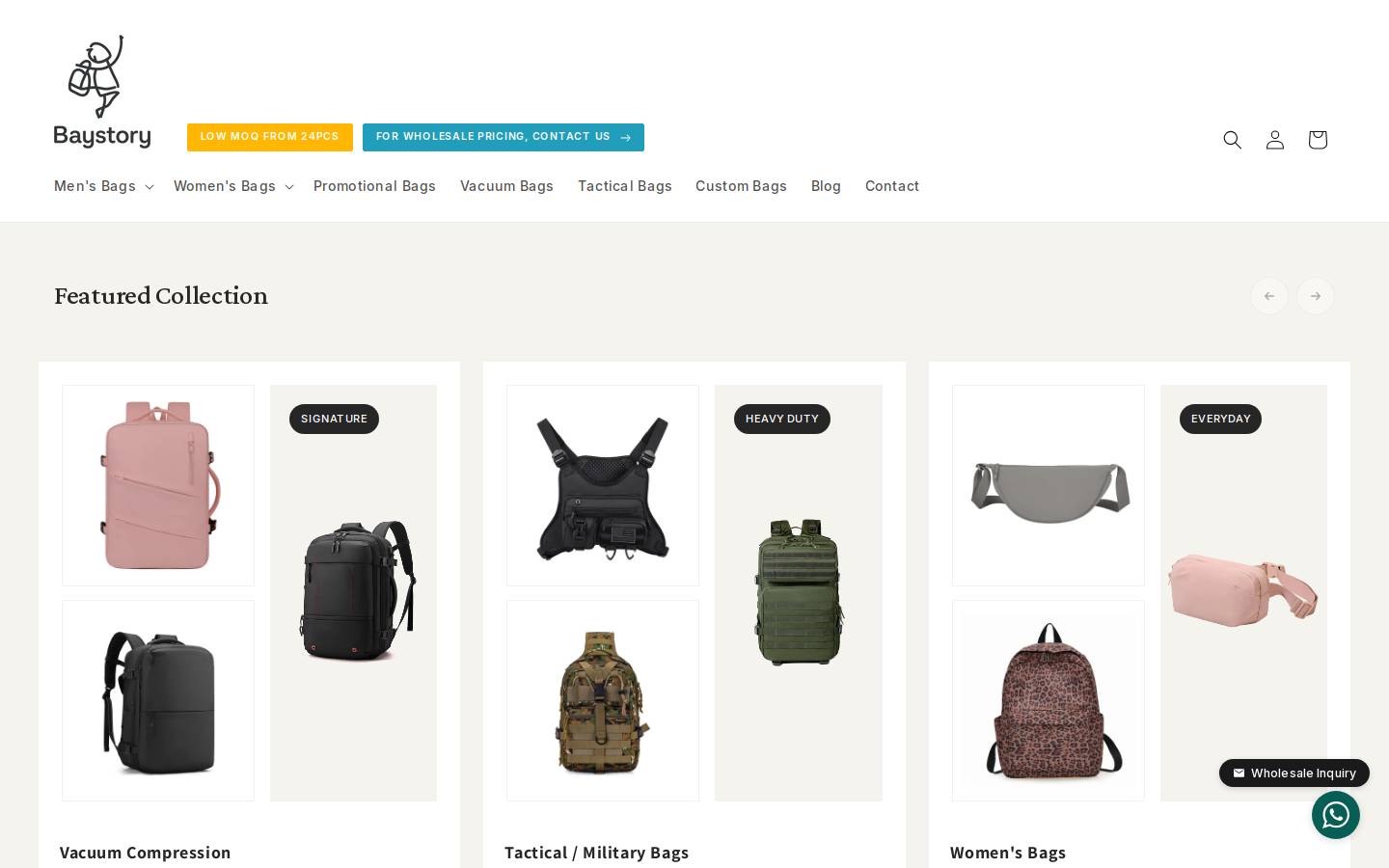 baystorysupply.com homepage screenshot