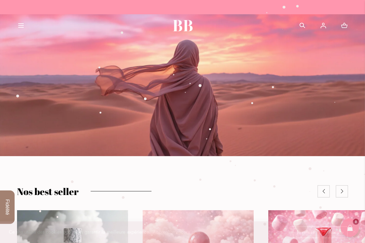 BAYTI BOUTIQUE homepage screenshot