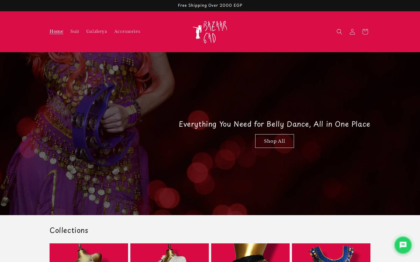 bazaar-gad.com homepage screenshot