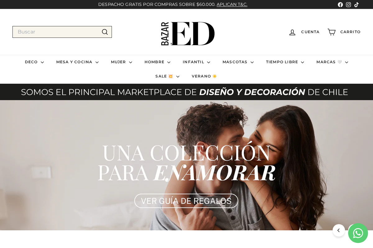 BazarED.cl homepage screenshot