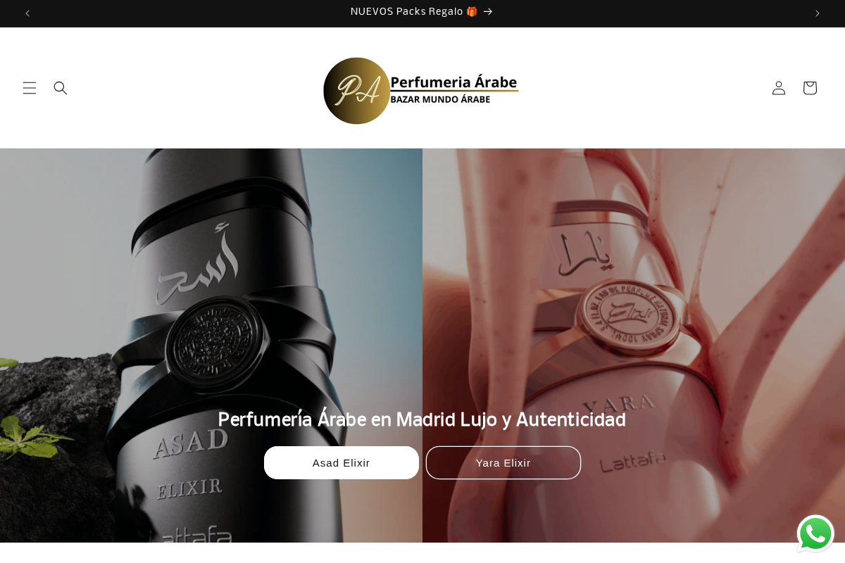 Bazarmundoarabe homepage screenshot