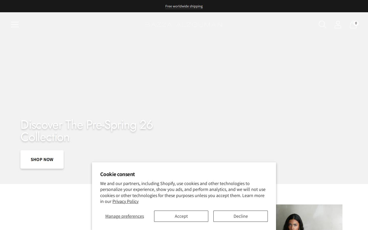 bazzaalzouman.com homepage screenshot