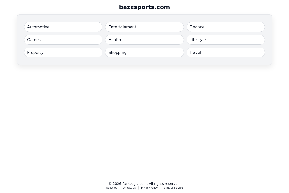 bazzsports.com homepage screenshot