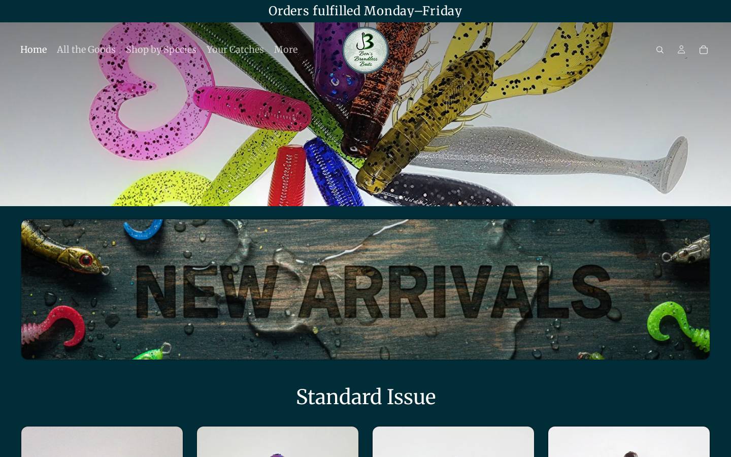 bbbaits.com homepage screenshot