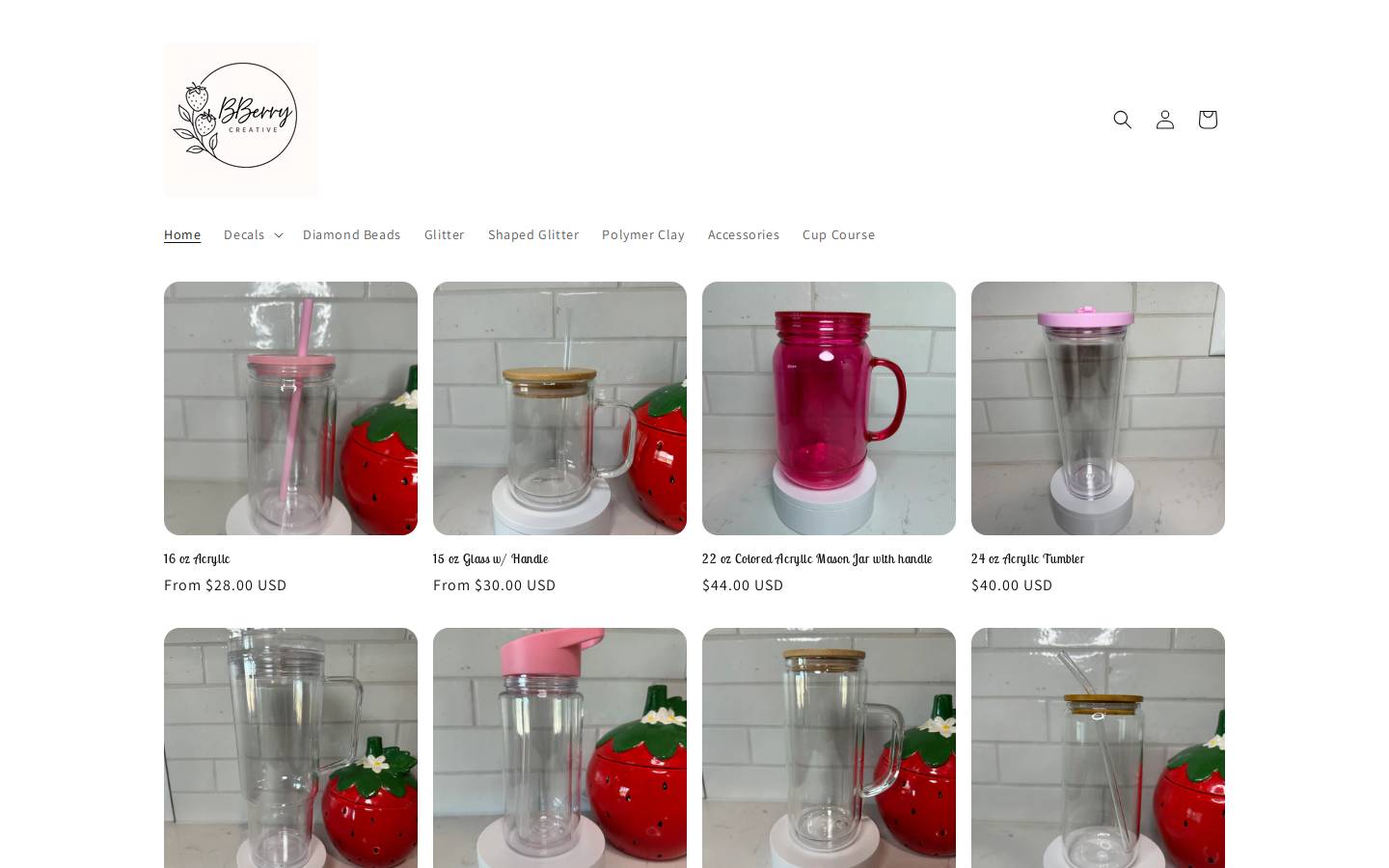 bberrycreative.com homepage screenshot