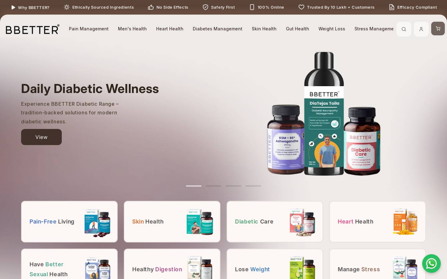bbetter.co homepage screenshot