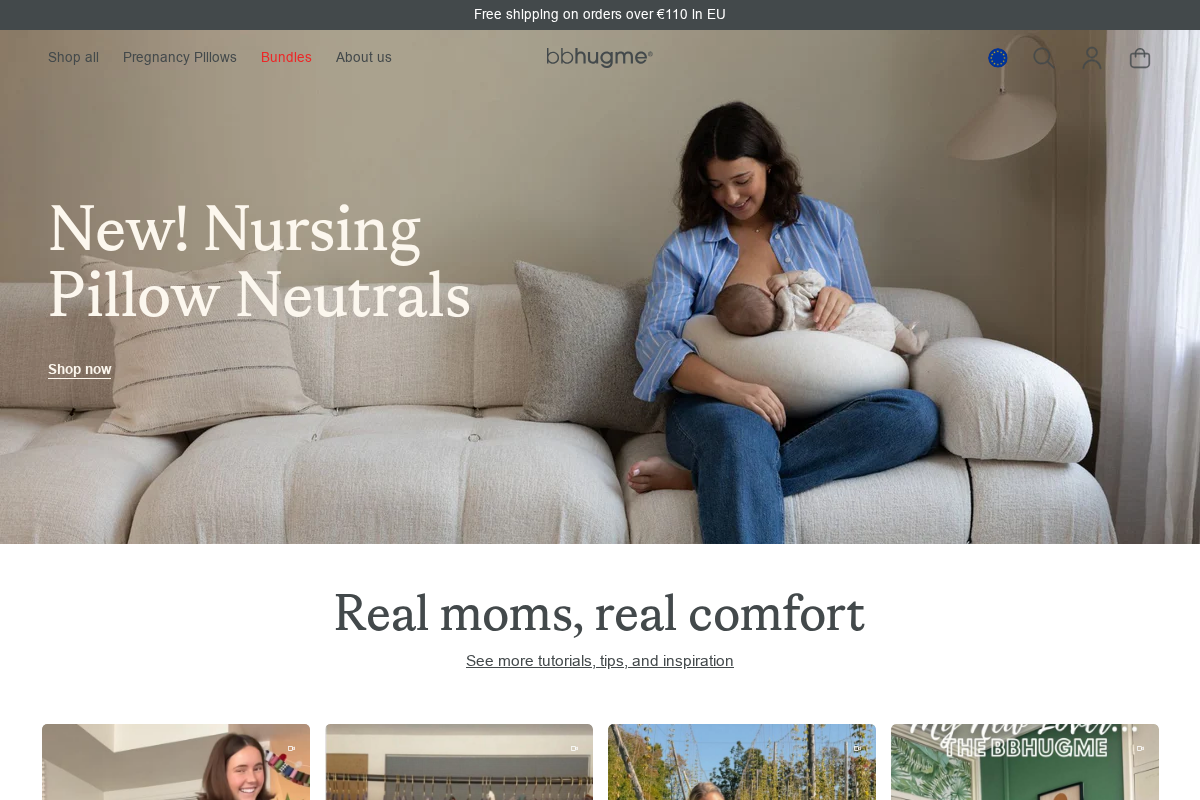 bbhugme.com homepage screenshot
