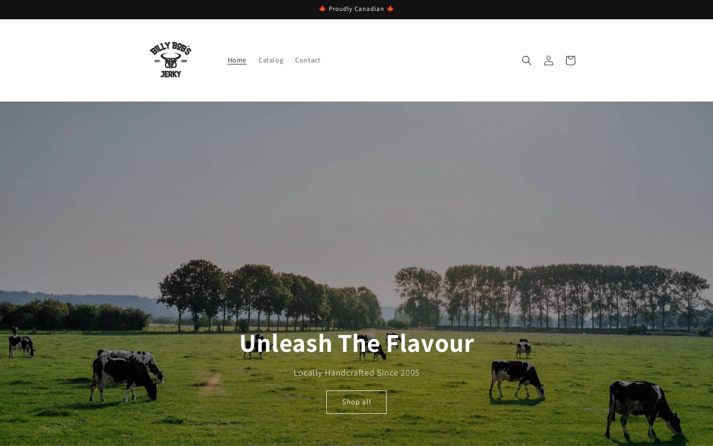bbjerky.ca homepage screenshot