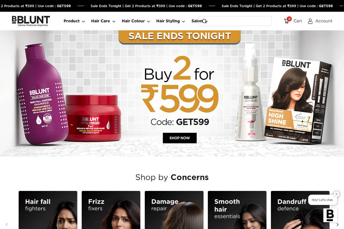 bblunt.com homepage screenshot