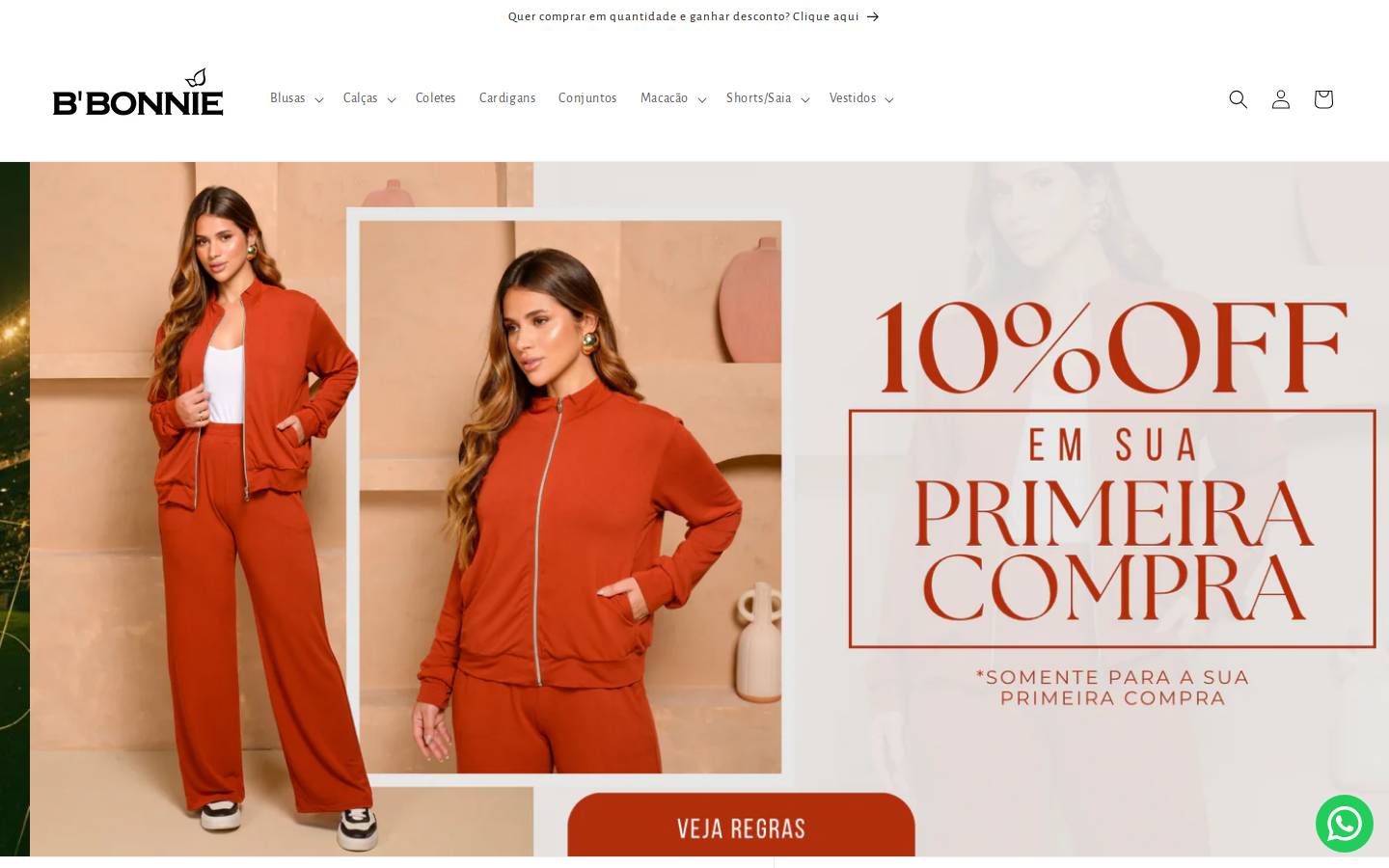 bbonnie.com.br homepage screenshot
