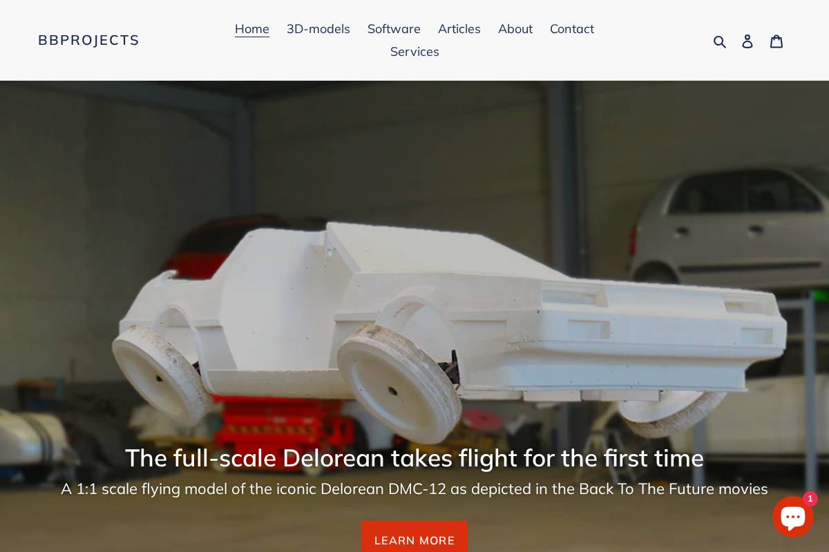 bbprojects.technology homepage screenshot