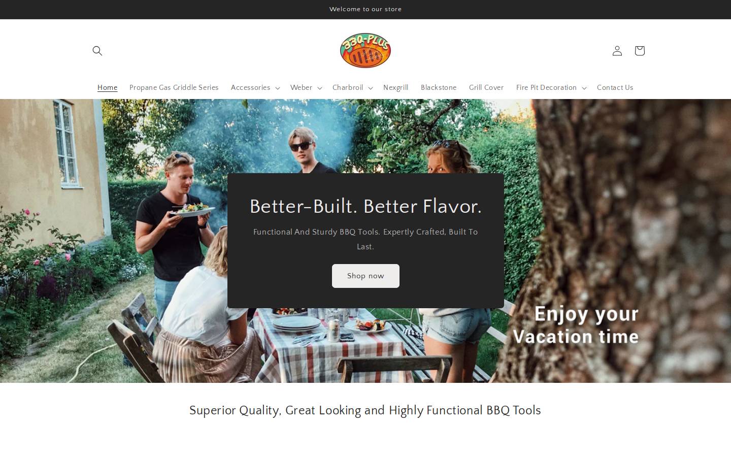 bbq-plus.com homepage screenshot