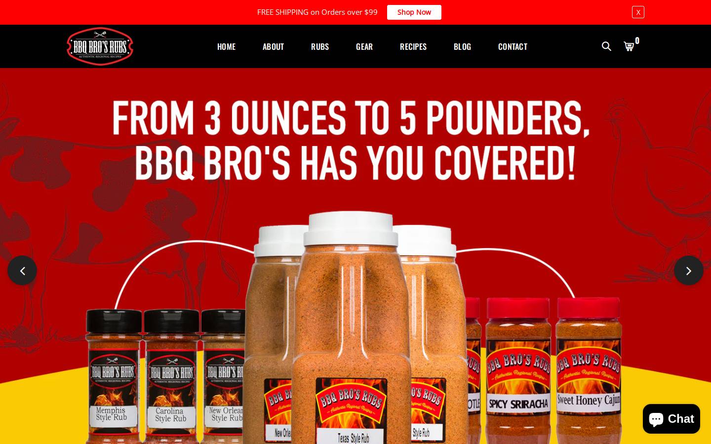 bbqbrosrubs.com homepage screenshot