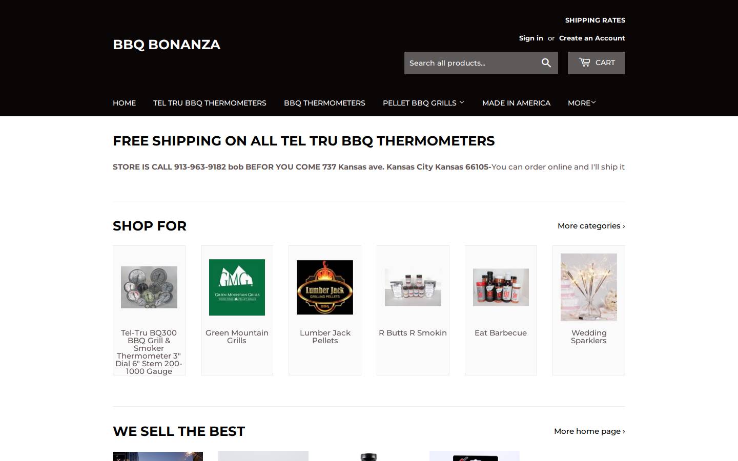 bbqbs.com homepage screenshot