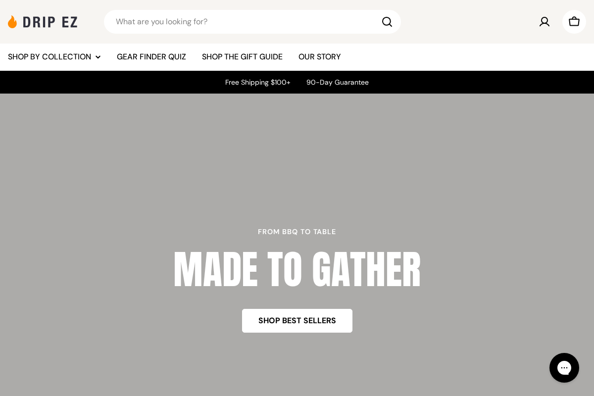 Drip EZ homepage screenshot