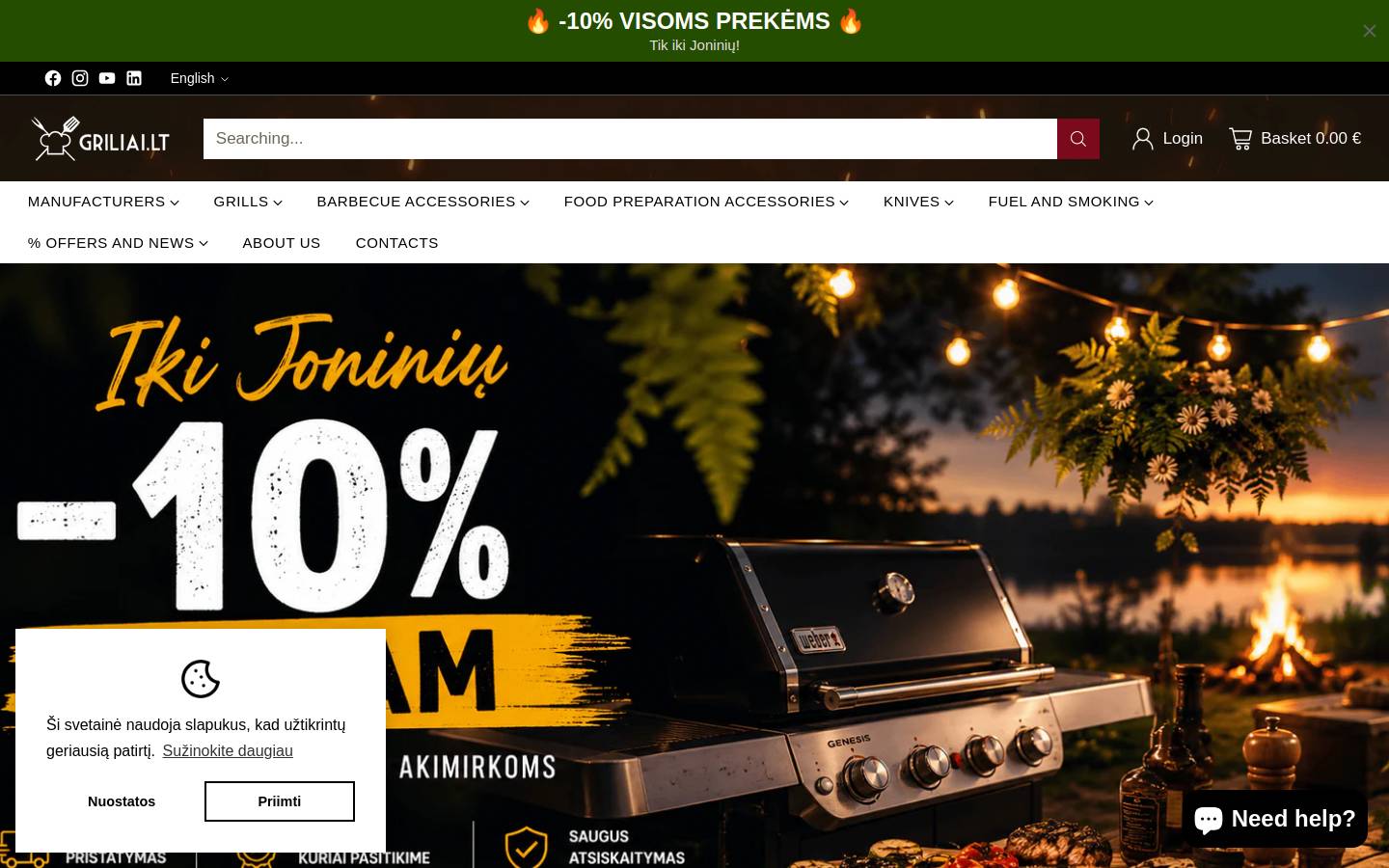 BBQGrills.com homepage screenshot