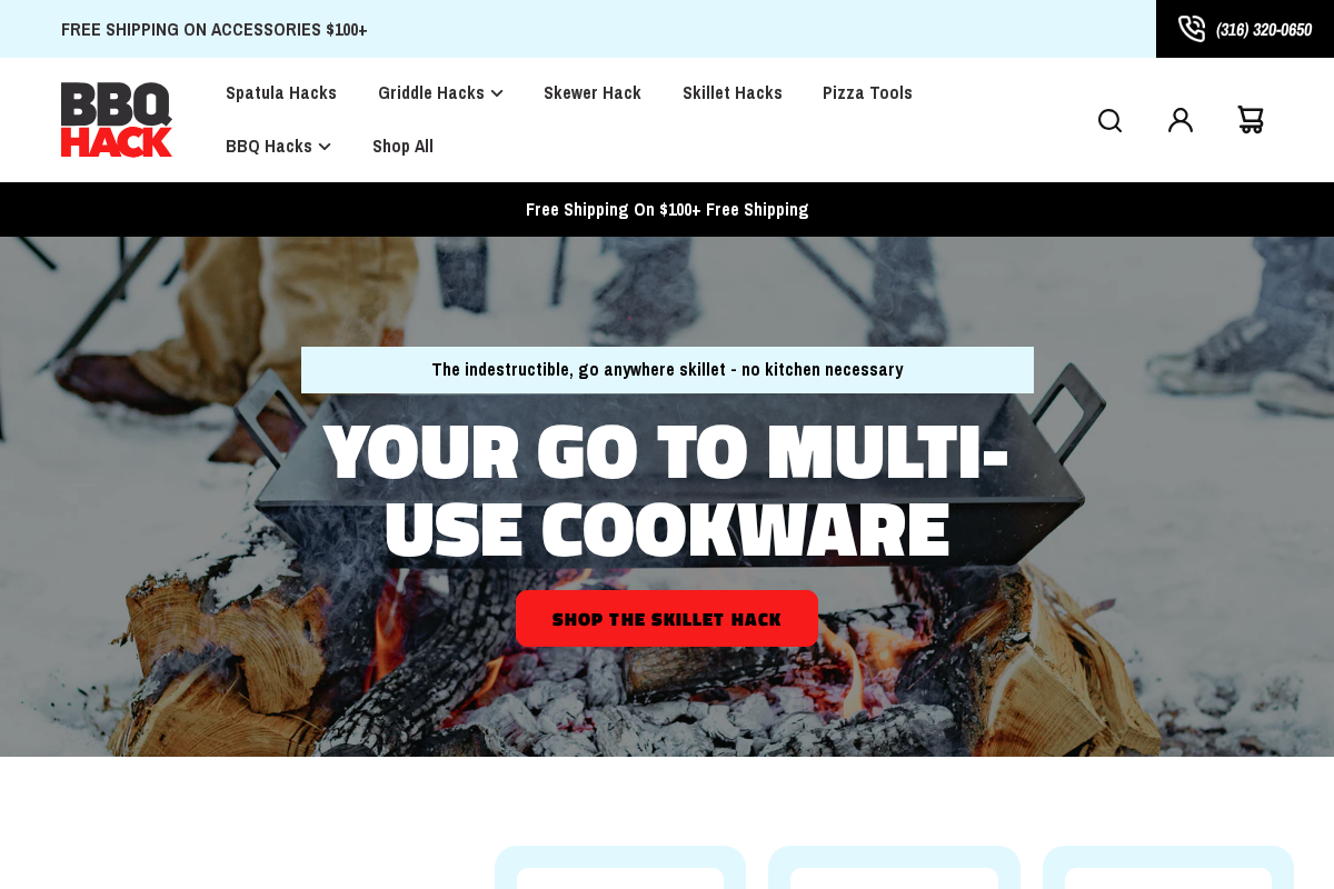 BBQ Hack homepage screenshot