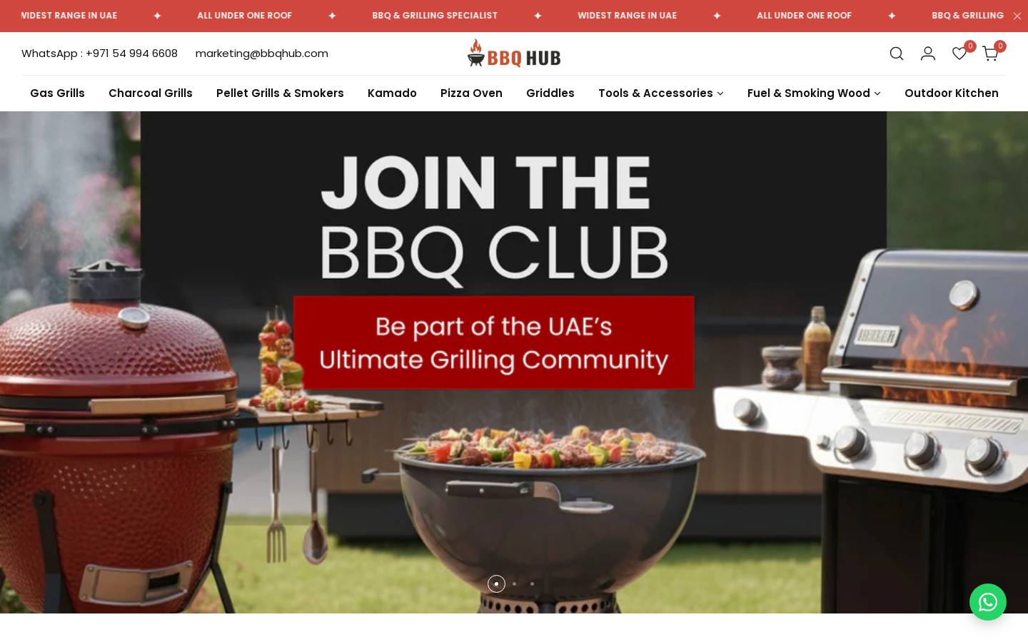 bbqhub.com homepage screenshot