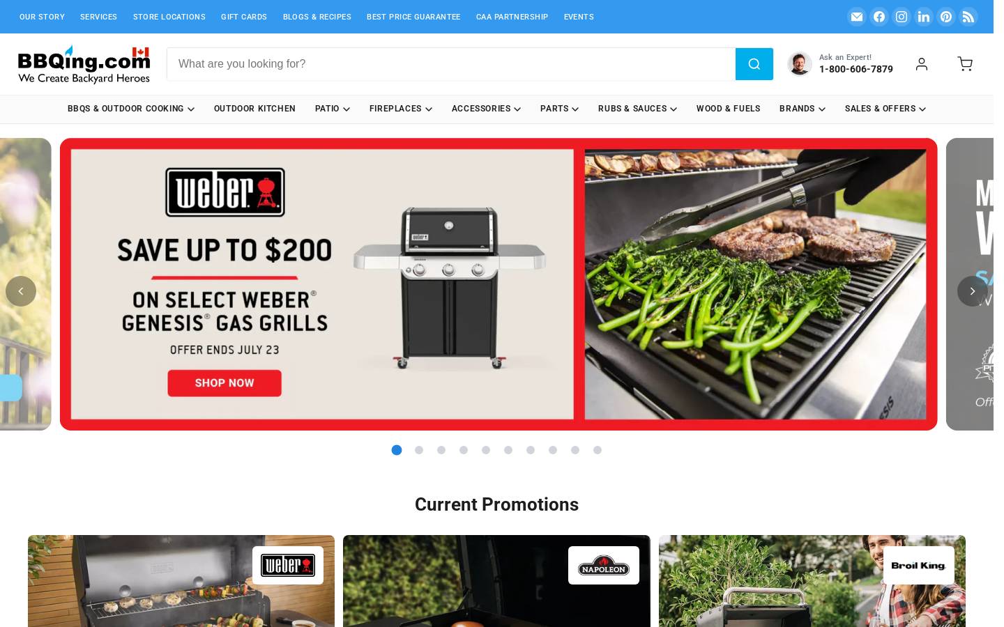 Capital BBQ (BBQing.com) homepage screenshot