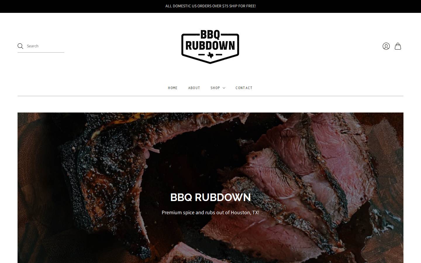 bbqrubdown.com homepage screenshot
