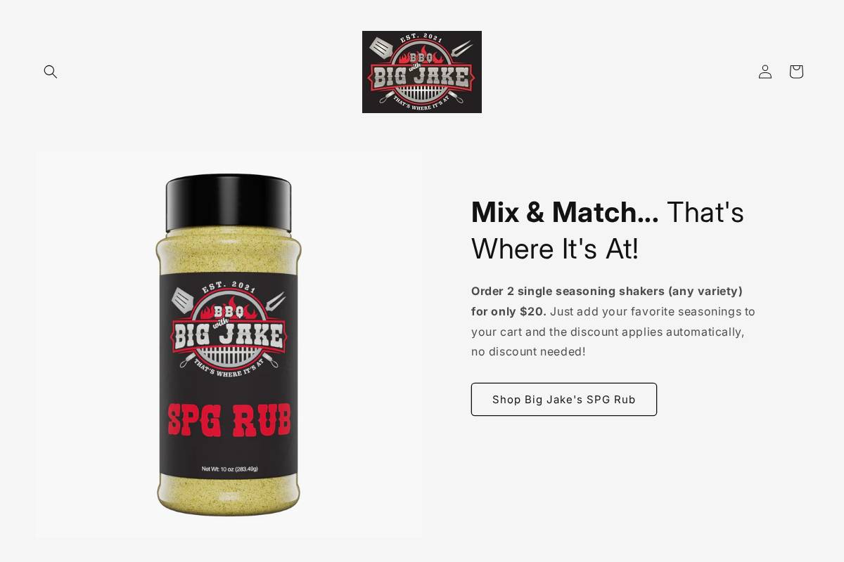 bbqwithbigjake.com homepage screenshot