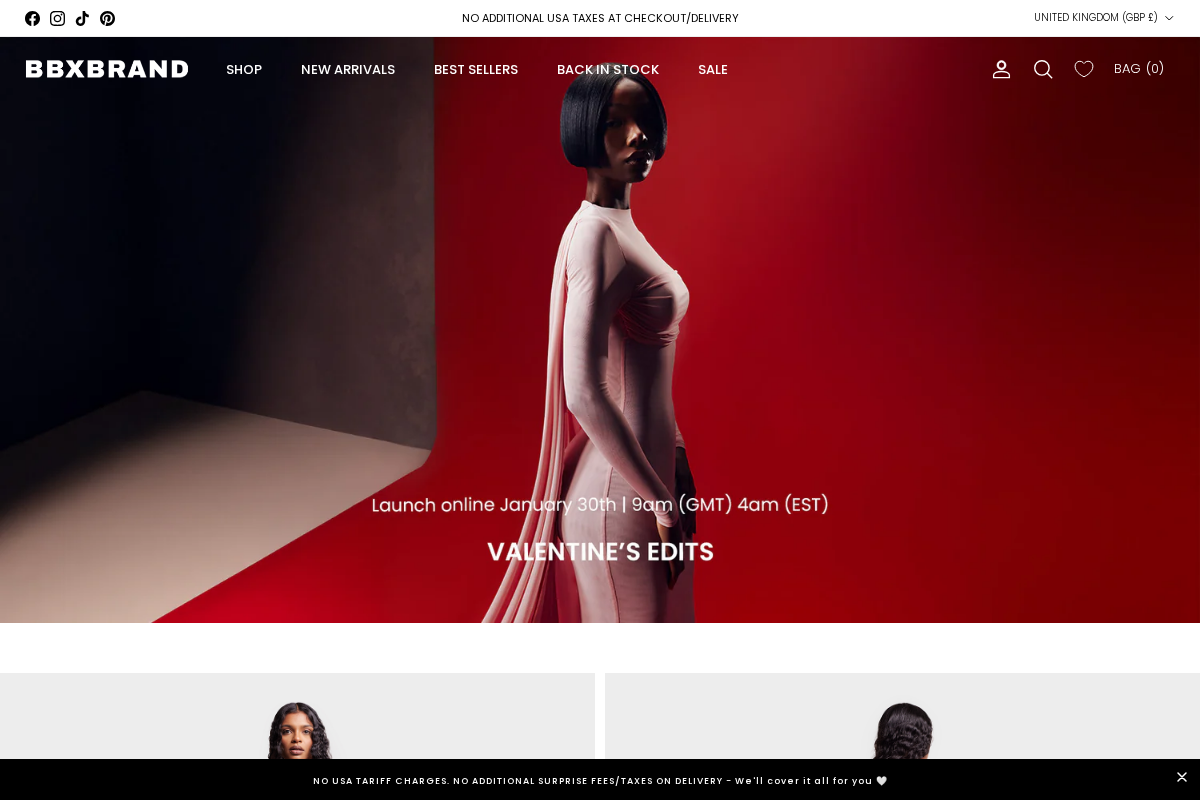 bbxbrand homepage screenshot