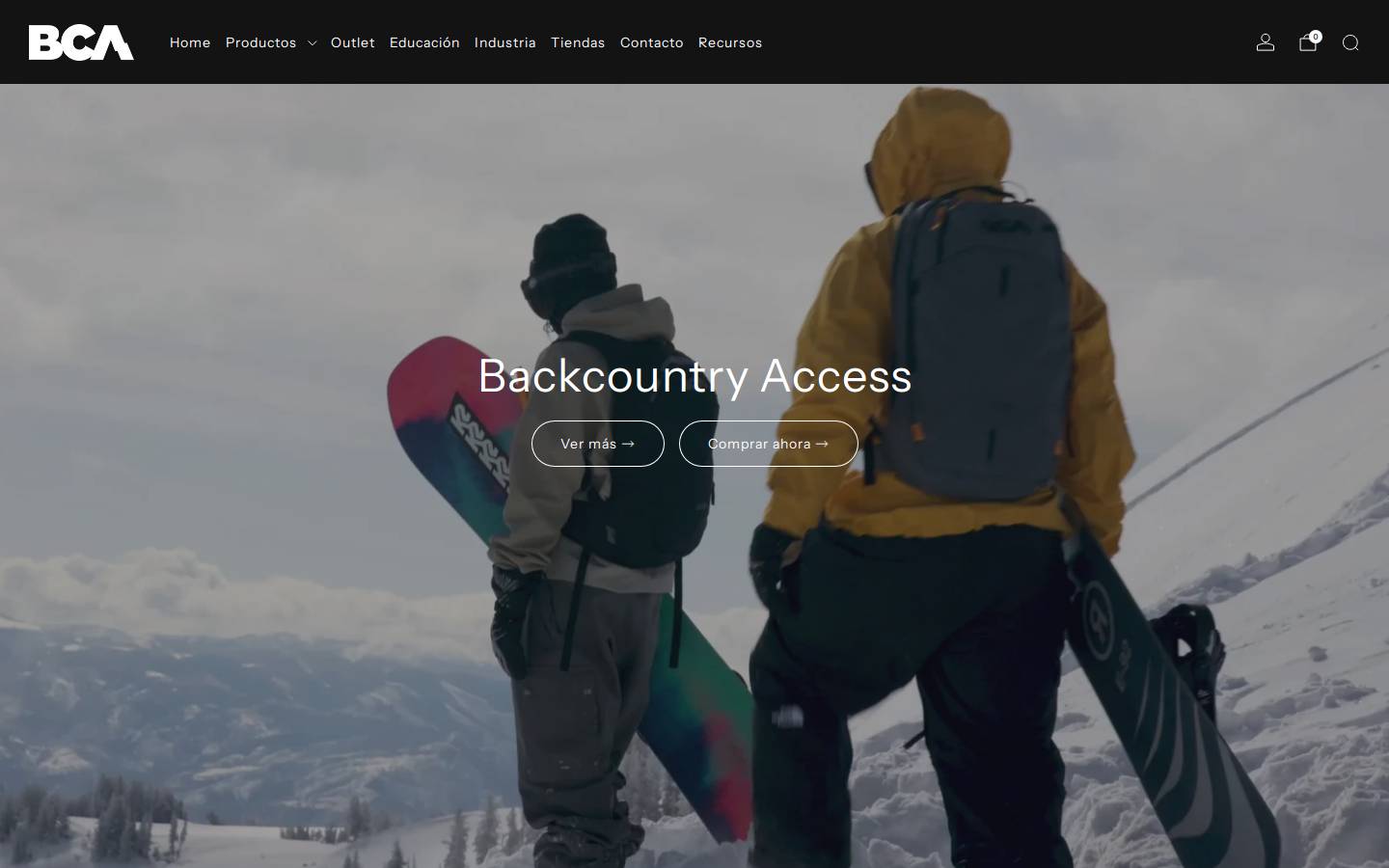 bcachile.com homepage screenshot