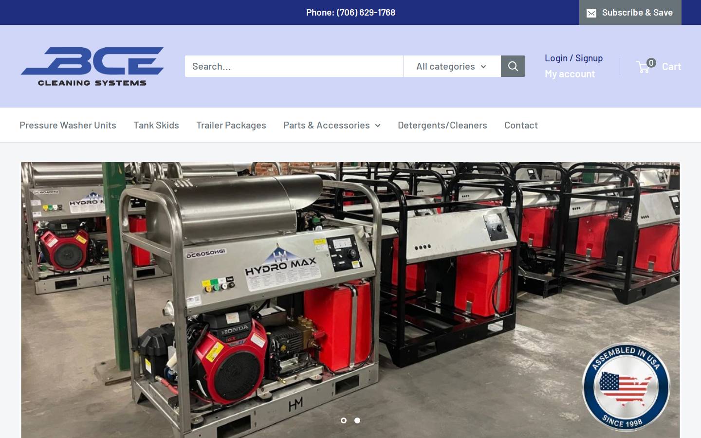 bcesystems.com homepage screenshot