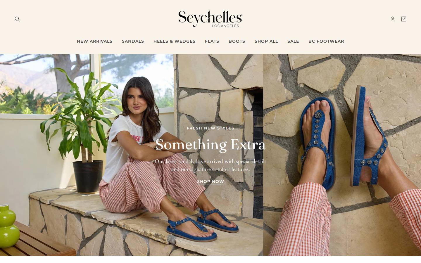 bcfootwear.com homepage screenshot